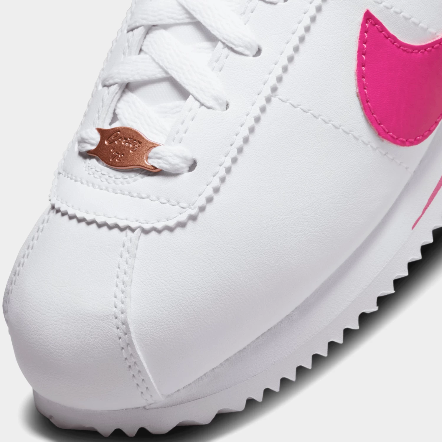 Nike Cortez Basic GS White / Pink Prime - Image 3
