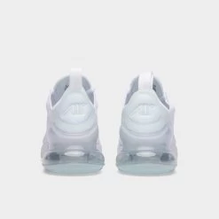 Nike Air Max 270 GS White / White - Metallic Silver -Sports Fashion Clothing Store 943345103 nike air max 270 gs 6