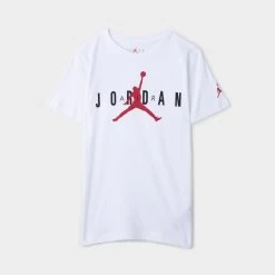 Jordan Junior Boys' High Brand Read T-shirt / White
