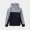 Jordan Junior Boys' Flight Line Pullover Hoodie / Carbon Heather