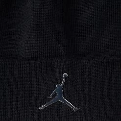 Jordan Junior Boys' Cuffed Beanie / Black -Sports Fashion Clothing Store 9A0063023 jordan beanie cuffed 2