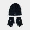 Nike Jordan Kids' Essential Beanie Set / Black -Sports Fashion Clothing Store 9A0836023 nike essential beanie set black 1