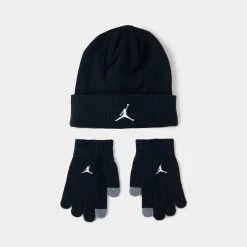 Nike Jordan Kids' Essential Beanie Set / Black