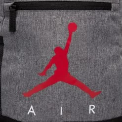 Jordan Air Kids' Backpack With Pencil Case / Grey -Sports Fashion Clothing Store 9B0503GEH air jordan backpack with pencil case grey 5