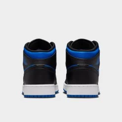 Jordan 1 Mid GS Black / Royal Blue - Black -Sports Fashion Clothing Store AURORA DQ8423 042 PHCBH000 3144