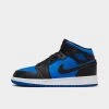 Jordan 1 Mid GS Black / Royal Blue - Black -Sports Fashion Clothing Store AURORA DQ8423 042 PHSLH000 3144