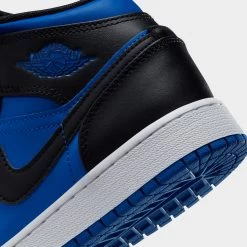 Jordan 1 Mid GS Black / Royal Blue - Black -Sports Fashion Clothing Store AURORA DQ8423 042 PHSYD002 3144