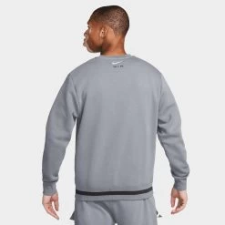 Nike Sportswear Air Fleece Crewneck / Cool Grey -Sports Fashion Clothing Store AURORA FN7692 065 PHSBM001 3144