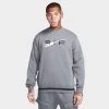 Nike Sportswear Air Fleece Crewneck / Cool Grey -Sports Fashion Clothing Store AURORA FN7692 065 PHSFM001 3144