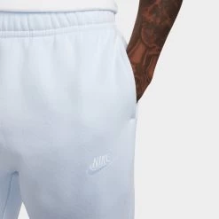 Nike Sportswear Club Fleece Joggers Football Grey / Football Grey - White -Sports Fashion Clothing Store BV2671 085 nike sportswear club fleece joggers C