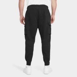 Nike Sportswear Club Utility Joggers / Black -Sports Fashion Clothing Store CD3129 010 nike sportswear club cargo pants black B