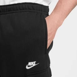 Nike Sportswear Club Utility Joggers / Black -Sports Fashion Clothing Store CD3129 010 nike sportswear club cargo pants black C