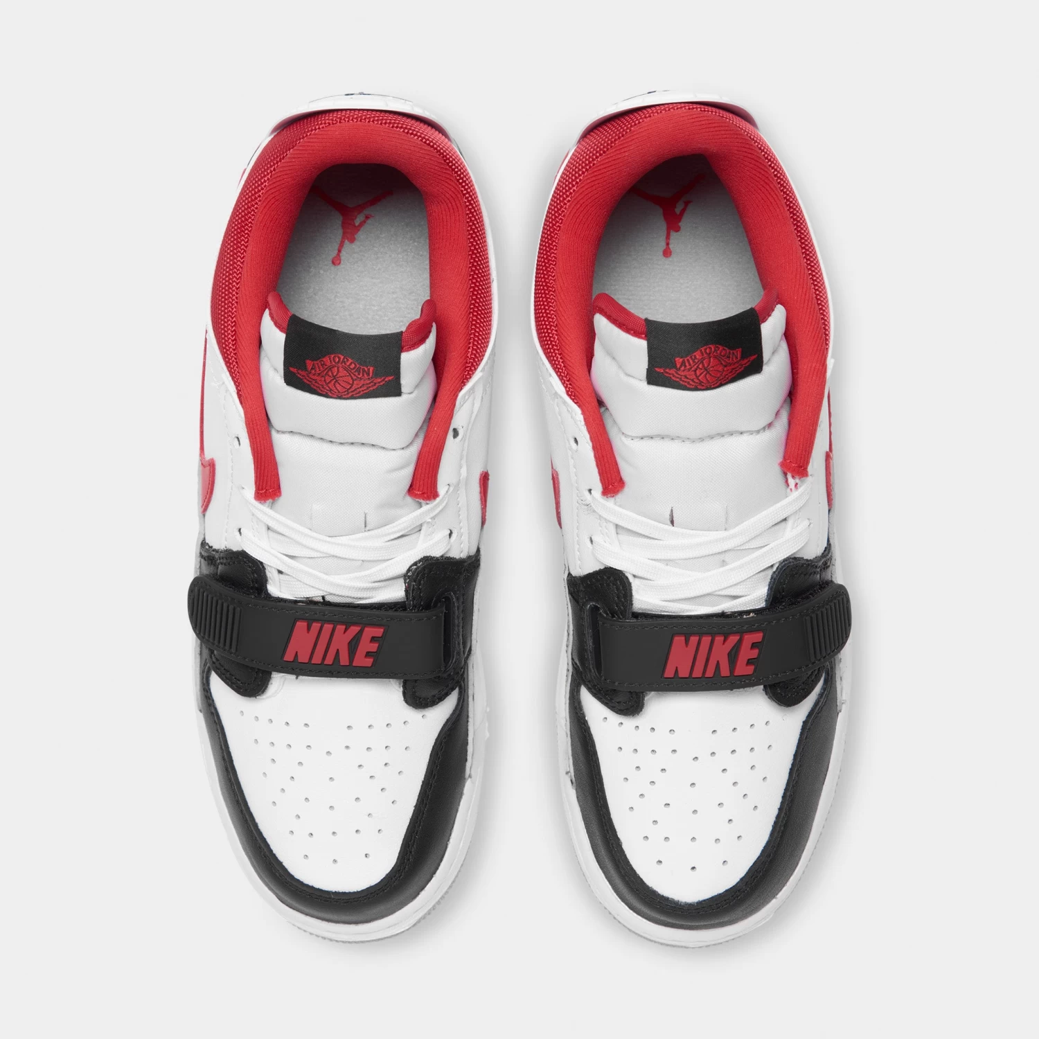 Jordan Legacy 312 Low GS White / Fire Red - Black - Image 5