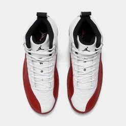 Jordan 12 Retro White / Black - Varsity Red -Sports Fashion Clothing Store CT8013 116 P5