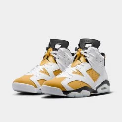 Jordan 6 Retro White / Yellow Ochre - Black -Sports Fashion Clothing Store CT8529 170 P2