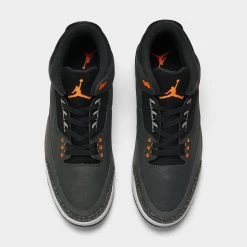 Jordan 3 Retro Night Stadium / Total Orange - Black -Sports Fashion Clothing Store CT8532 080 P5copy