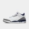 Jordan 3 Retro White / Midnight Navy - Cement Grey