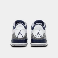 Jordan 3 Retro White / Midnight Navy - Cement Grey -Sports Fashion Clothing Store CT8532 140 P4