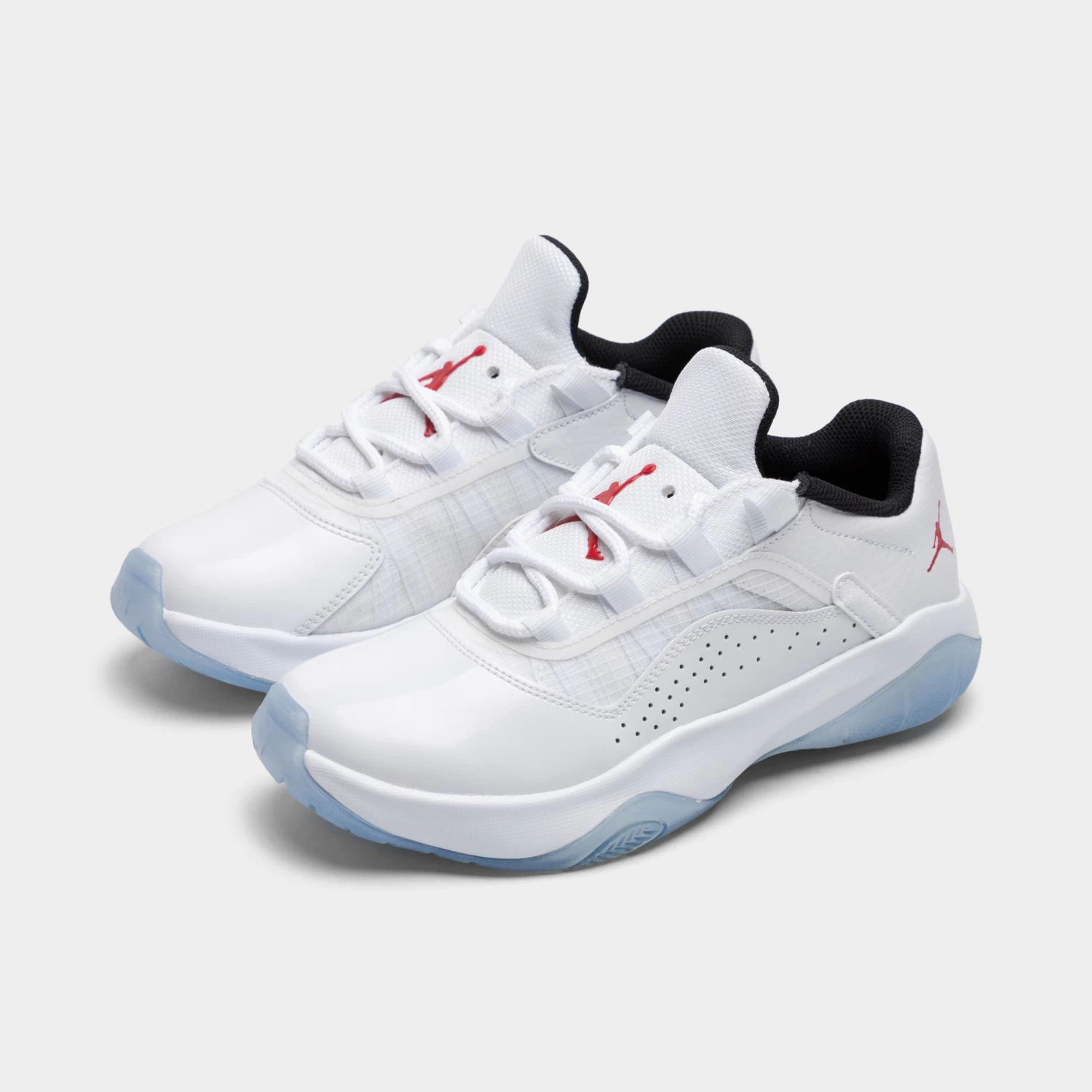 Jordan 11 CMFT Low GS White / Varsity Red - Black - Image 2