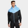 Nike Sportswear Windrunner Hooded Jacket Black / University Blue - Citron Tint
