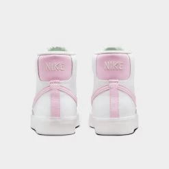 Nike Blazer Mid '77 GS White / Pink -Sports Fashion Clothing Store DA4086 106 nike blazer mid 77 gs white pink 1