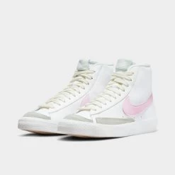 Nike Blazer Mid '77 GS White / Pink -Sports Fashion Clothing Store DA4086 106 nike blazer mid 77 gs white pink 2