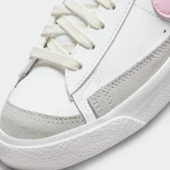 Nike Blazer Mid '77 GS White / Pink -Sports Fashion Clothing Store DA4086 106 nike blazer mid 77 gs white pink 6