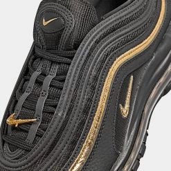 Nike Air Max 97 Black / Metallic Gold 10 Nike Air Max 97 Black / Metallic Gold -Sports Fashion Clothing Store DC2190 001 P3