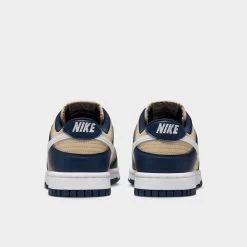 Nike Women's Dunk Low Next Nature Midnight Navy / White - Team Gold -Sports Fashion Clothing Store DD1873 401 nike women dunk low nn midnight navy white team gold 1