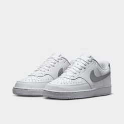 Nike Women's Court Vision Low Next Nature White / Metallic Silver - White -Sports Fashion Clothing Store DH3158 108 1