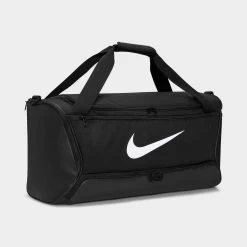 Nike Brasilia 9.5 Training Duffel Bag (Medium, 60L) Black / Black - White -Sports Fashion Clothing Store DH7710010 brsla 9.5 med trng duffel 3