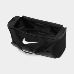 Nike Brasilia 9.5 Training Duffel Bag (Medium, 60L) Black / Black - White -Sports Fashion Clothing Store DH7710010 brsla 9.5 med trng duffel 4