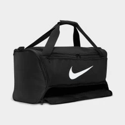 Nike Brasilia 9.5 Training Duffel Bag (Medium, 60L) Black / Black - White -Sports Fashion Clothing Store DH7710010 brsla 9.5 med trng duffel 5