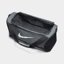 Nike Brasilia 9.5 Training Duffel Bag (Medium, 60L) Iron Grey / Black - White -Sports Fashion Clothing Store DH7710068 nike brasilia 9.5 3