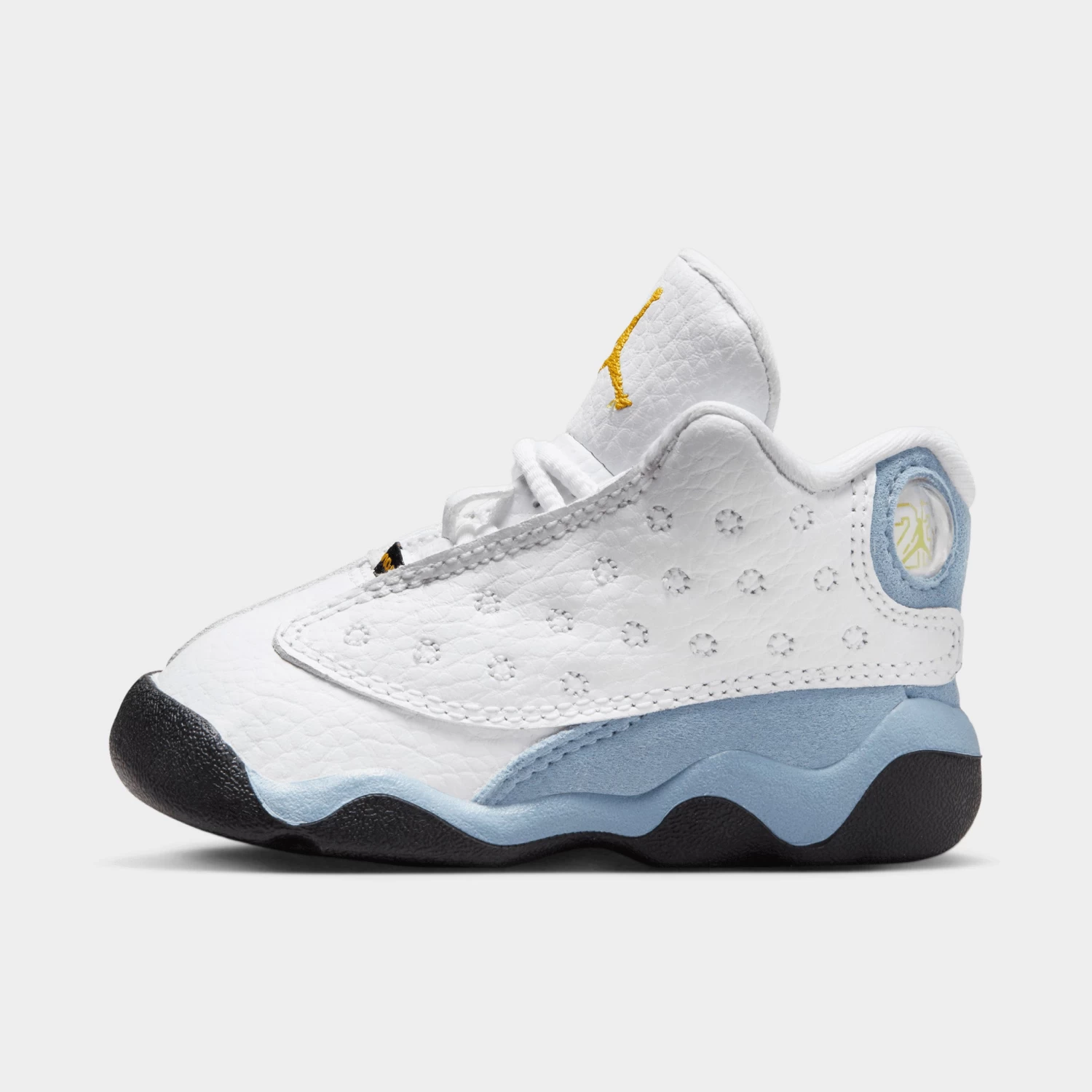Jordan 13 Retro TD White / Yellow Ochre - Blue Grey