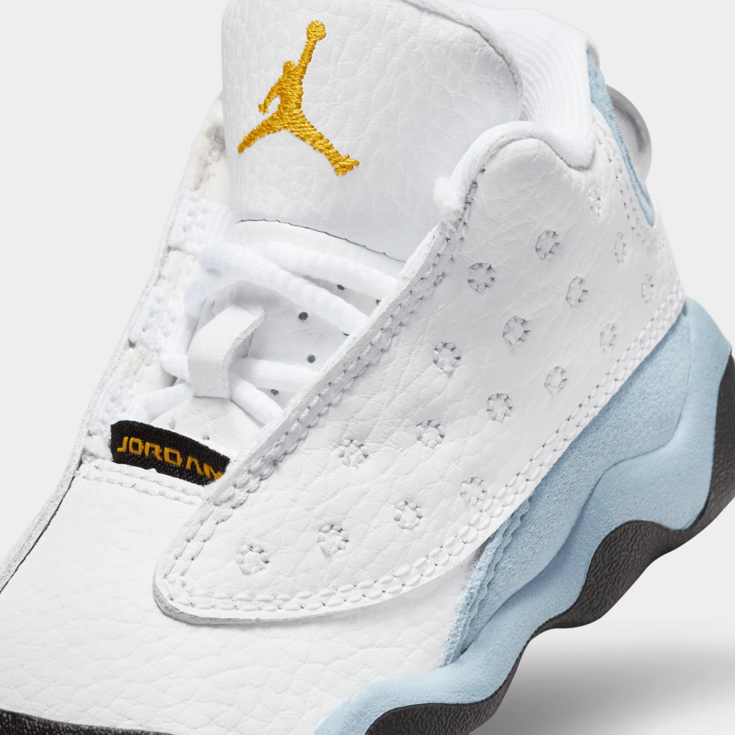 Jordan 13 Retro TD White / Yellow Ochre - Blue Grey - Image 3