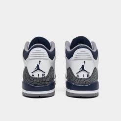 Jordan 3 Retro GS White / Midnight Navy - Cement Grey -Sports Fashion Clothing Store DM0967 140 P4