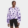 Nike Sportswear Women’s Fleece Oversized Tie-Dye Crewneck Active Pink / Siren Red - Black