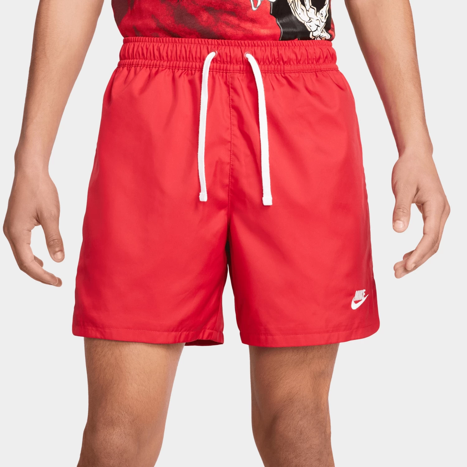 Nike Sport Essentials Woven Lined Flow Shorts University Red / White - Image 2