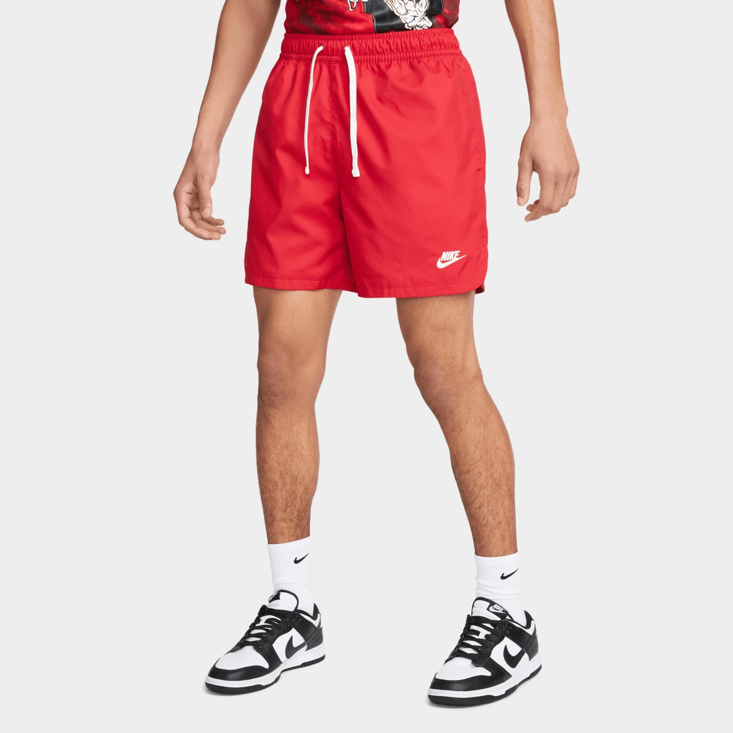 Nike Sport Essentials Woven Lined Flow Shorts University Red / White