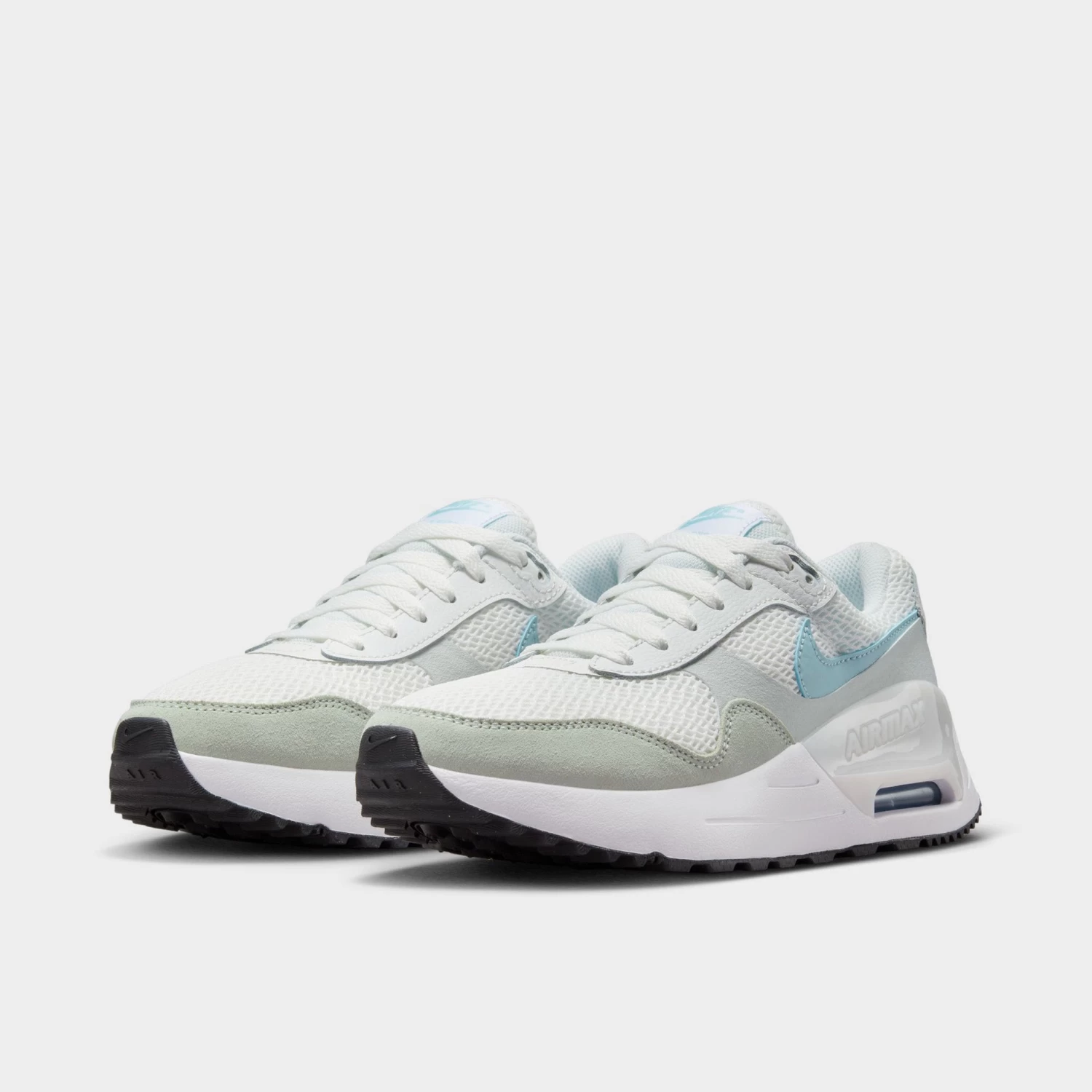 Nike Women's Air Max SYSTM Summit White / Ocean Bliss - Light Silver - Image 2