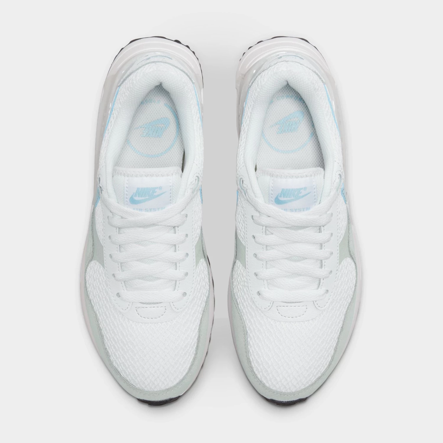 Nike Women's Air Max SYSTM Summit White / Ocean Bliss - Light Silver - Image 6