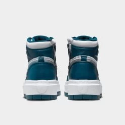 Jordan Women's 1 Elevate High Blue / Light Steel Grey - White -Sports Fashion Clothing Store DN3253 401 jordan women s 1 elevate high blue light steel grey whit 1