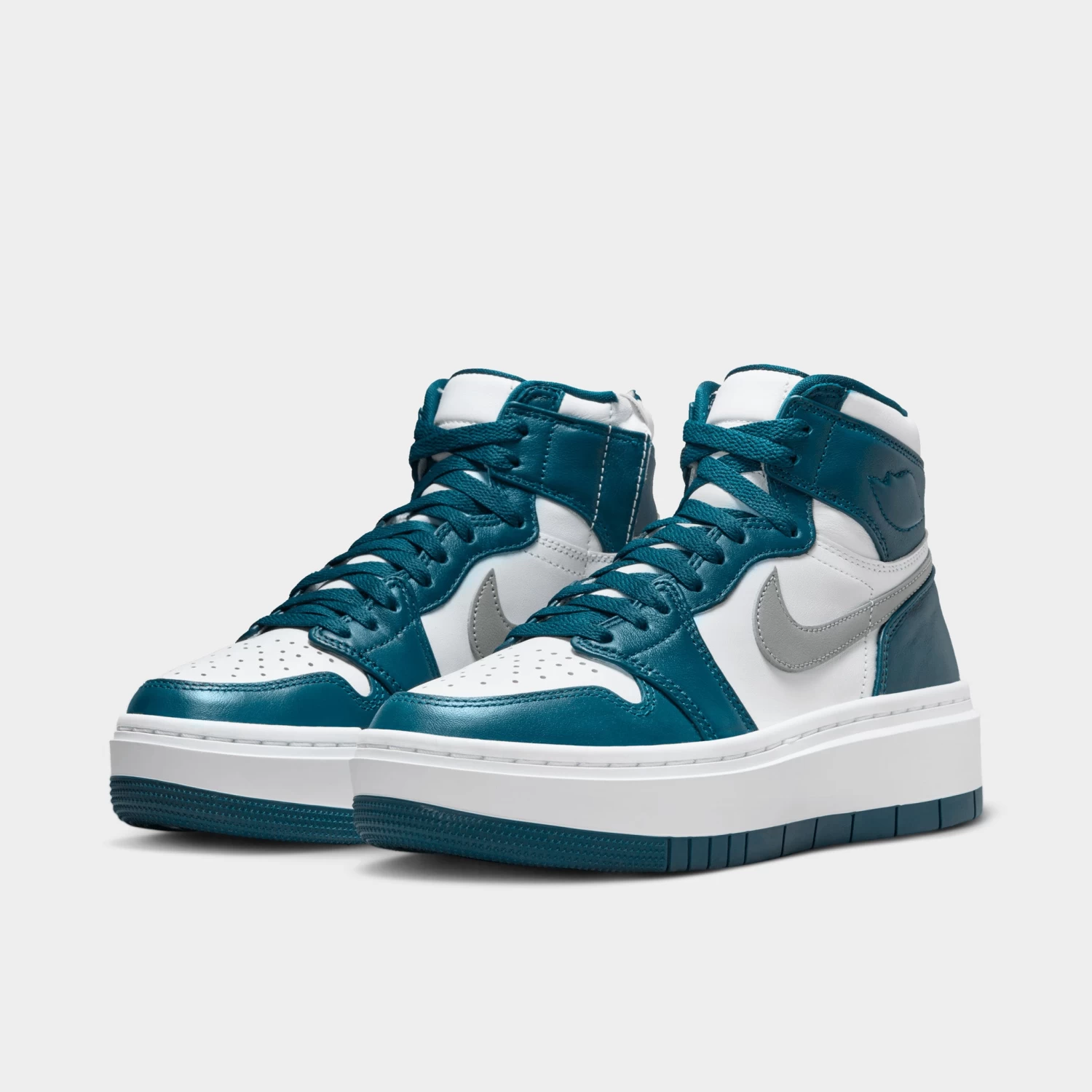 Jordan Women's 1 Elevate High Blue / Light Steel Grey - White - Image 2