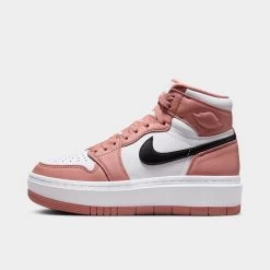 Jordan Women's 1 Elevate High Red Stardust / Black - White