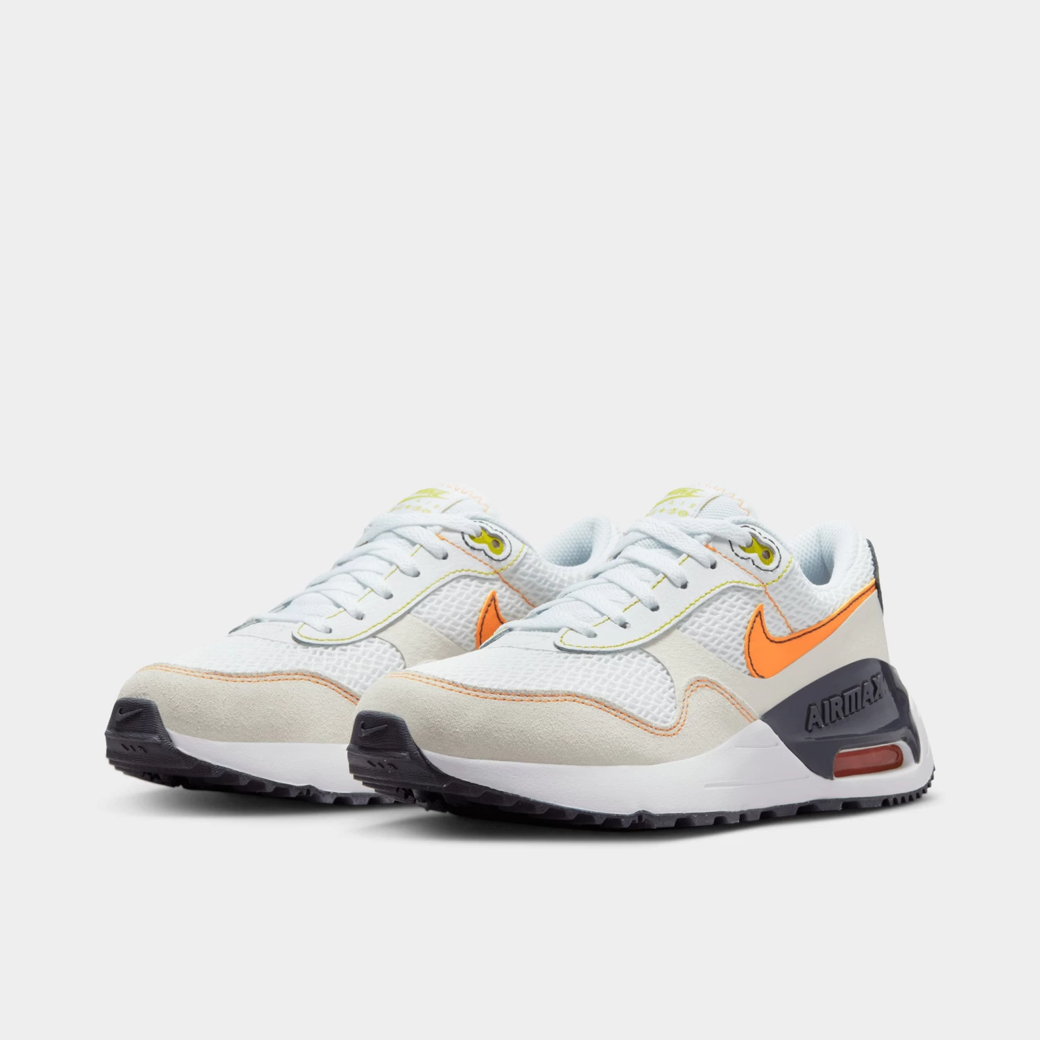 Nike Air Max SYSTM GS White / Vivid Orange - Sail 4 Nike Air Max SYSTM GS White / Vivid Orange - Sail - Image 2
