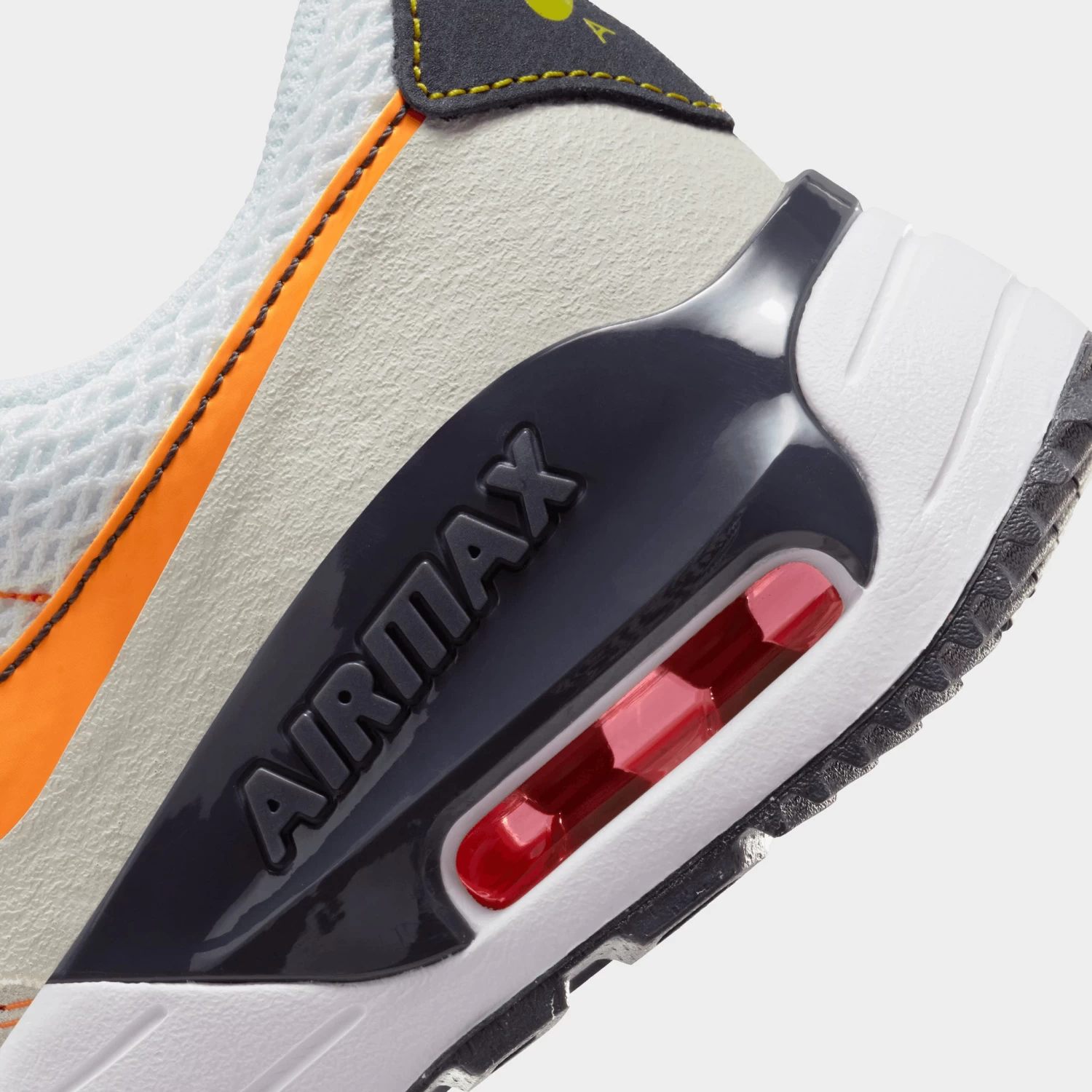 Nike Air Max SYSTM GS White / Vivid Orange - Sail 5 Nike Air Max SYSTM GS White / Vivid Orange - Sail - Image 3