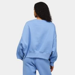 Nike Sportswear Women's Phoenix Fleece Over-Oversized Crewneck Polar / Sail -Sports Fashion Clothing Store DQ5761 450 w nsw phnx flc oos crew C