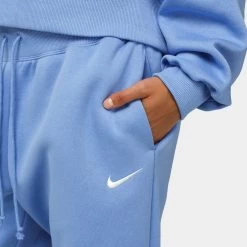 Nike Sportswear Women's Phoenix Fleece High-Waisted Oversized Sweatpants Polar / Sail -Sports Fashion Clothing Store DQ5887 450 w nsw phnx flc hr os pant F