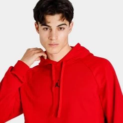Jordan Dri-FIT Sport Crossover Fleece Pullover Hoodie Gym Red / Black -Sports Fashion Clothing Store DQ7327687 m j df sprt csvr flc po B